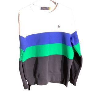 Polo Ralph Lauren Crewneck Sweatshirt Men M — Classic, Preppy, Streetwear